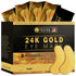 30 Pairs 24K Gold Under Eye Patches, Face Masks for Dark Circles and Puffy Eye Bags, Collagen Skincare