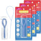 Dental Floss Threader, Deep Clean Floss for Braces, Bridges, Implants, 50 Count (Pack of 3)