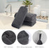 SINLAND Microfiber Face Cloths 3 Pack Reusable Makeup Remover Washcloths for Sensitive Skin, 12 x 12 Inch Grey