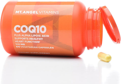 Mt. Angel Vitamins CoQ10 100mg Plus Alpha Lipoic Acid, Natural Supplement with Superior Absorption, 30 Vegetarian