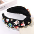 Space Astronaut Headbands for Women - Saturn Planet Rocket Spaceman Jeweled Rhinestone Star Knotted Hair Accessories