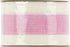 MEEDEE Pink White Stripe Wired Ribbon, 2.5 Inch, Baby Pink with Ivory Stripes for Wreaths, Garland