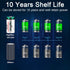 rapthor CR123A Lithium Batteries 3V, 12 Pack 1650mAh High Capacity Non-Rechargeable 123A Photo Battery for Camera