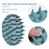 INNERNEED Scalp Massager Shampoo Brush - Wet & Dry Manual Scalp Care Head Scrubber for Hair Growth, Dark Green