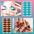 SILPECWEE 224 Pieces Nail Polish Stickers - Full Nail Wraps Solid Color Self Adhesive Gel Nail Strips