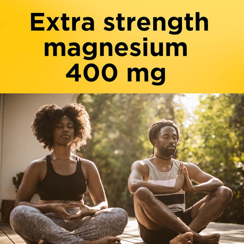 Nature Made Extra Strength Magnesium Oxide, 400 mg, 60 Softgels, 60 Day Supply