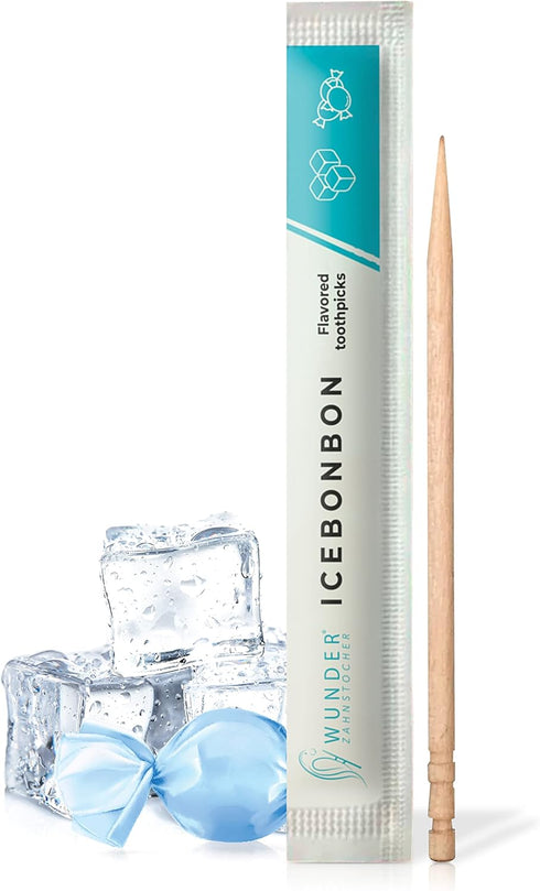 Wonder Toothpicks with Flavor - 100 Individually Packed Flavored Toothpicks in 8 Varieties for Fresh Breath