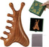lyvantha 4-in-1 Sandalwood Gua Sha Tool - Valentines Day Gifts for Women, Mom,