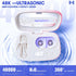 Portable Contact Lens Cleaner, ALLGLAM Automatic Ultrasonic Contact Lens Cleaner Machine with USB Charger, LED Timer