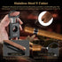 Cigar Humidor Set, Travel Humidor for Cigars, Includes 2 Cigar Cutters, Humidity Pack, Airtight Cigar Case (Dark)