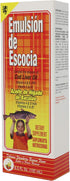 EMULSION DE ESCOCIA Cod Liver Oil Liquid, Strawberry-Banana Flavor, 2 Pack (6.5 fl oz Each), with Vitamins A, D, E & B1
