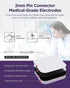 TENKER TENS Unit Muscle Stimulator, Rechargeable Electronic Pulse Massager with 24 Modes, 2"x2" and 2"x4" Electrode Pads