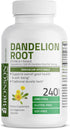 Bronson Dandelion Root High Potency Supplement, Supports Overall Health, Non-GMO, 240 Vegetarian Capsules