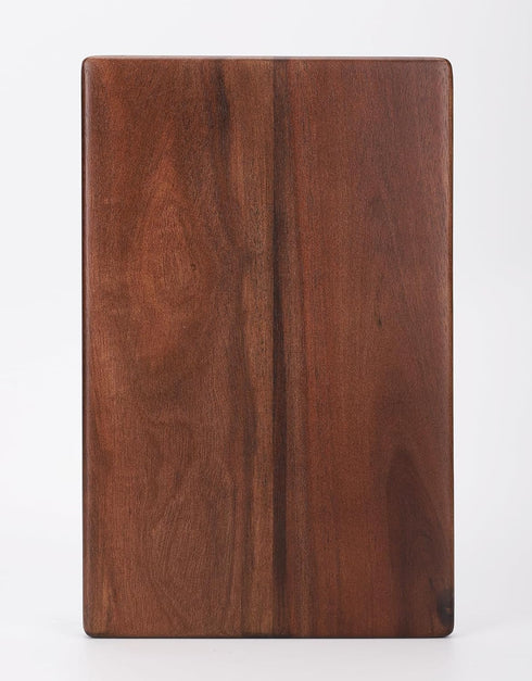 Black Walnut Rolling Tray 11"x7" with Cleaning Brush and Scoop Card, Accessories for Rolling Papers and Grinders