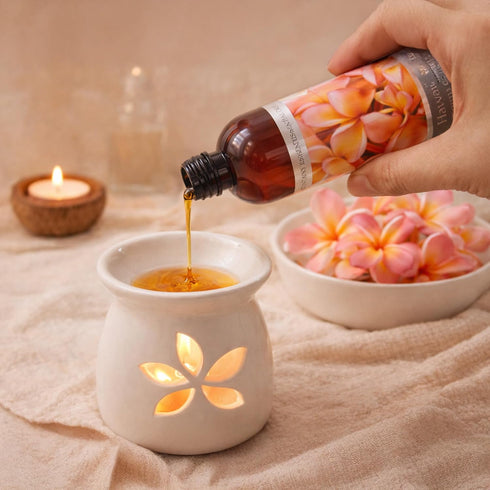 Set 2, 5 oz Settings. P1 Hosley's of Tropical Hawaiian Mist Fragrance Warming Oils. Ideal Gift for Weddings, spa