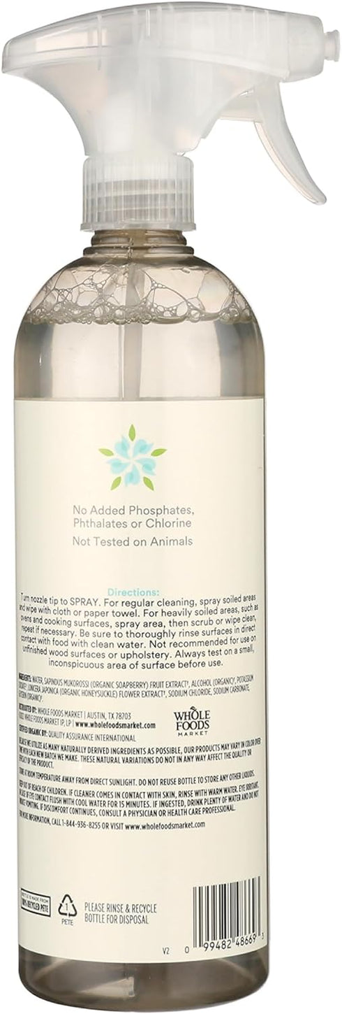 365 by Whole Foods Market, Organic Multisurface Cleaner, Unscented, 24 Fl Oz