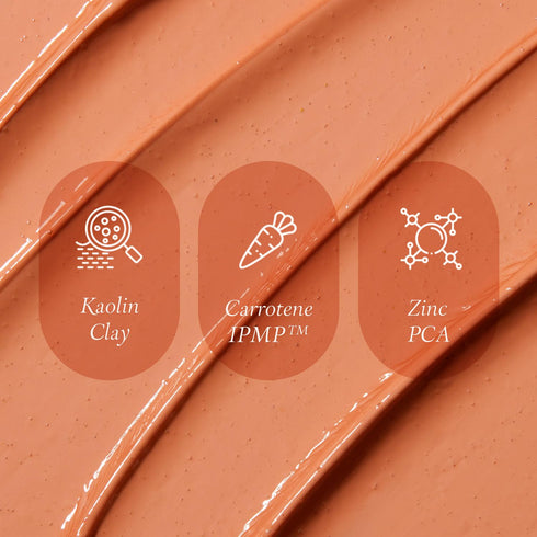 Aprilskin Carrotene IPMP 3-Min Quick Dry Pore Tightening Clay Mask | Kaolin & Zinc PCA | Reduces Pores & Sebum | Cooling Effect | Vegan | Gentle Exfoliation | Korean Skin Care | 5.07 oz
