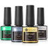 UR SUGAR No Wipe Base and Top Coat - 4 Pcs Glow in The Dark Matte Glossy Finish Gel Nail Polish Kit