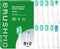 Brushmo Replacement Toothbrush Heads 10 pc Variety Pack Compatible with Philips Sonicare Electric Toothbrush