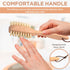 Takavu Nail Brush, Pure Boar Bristles Natural Wood Handle for Scrubbing Fingernail Toenail Hygiene