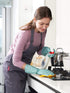 LANON Skin-Friendly Cleaning Gloves - Reusable Dishwashing Kitchen Gloves, Non-Slip, Large