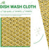 Rugged Glitter Dish Wash Net Heavy Duty, 4Pcs - Premium Non-Scratch Scouring Pads for Durable Cleaning - Glitter Kitchen Mesh Dish Cloth Set for Effective Dishwashing and Pan Scrubbing