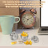 Portable Waterproof Stainless Steel Keychain Pill Holder, Apple Pendant Design, Mini Medicine Box for Purse or Pocket