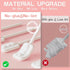 60PCS Baby Tongue Cleaner & 1PCS Finger Toothbrush, Disposable Infant Oral Clean Stick for 0-36 Month Baby
