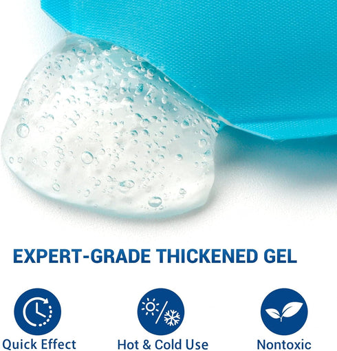Small Ice Packs, 6 Packs, Reusable Mini Gel Cold Packs for Injuries, FSA HSA Eligible, Hot Cold Compress for Pain