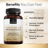 Sunergetic Premium Geranylgeraniol Supplement - GG-Gold 150mg with Vitamin E Tocotrienols - 60 Capsules