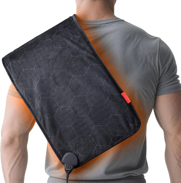 InVarme Extra Hot Heating Pad: 2X Graphene Max 160 Electric Heating Pad for