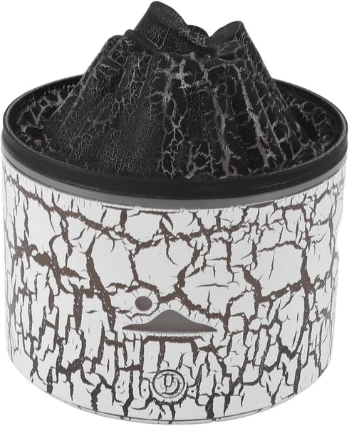 Segrehy 5V 180ml Volcano Diffuser Essential Oil Humidifier Relaxing Auto Shutoff Warm Atmosphere Flame Mist