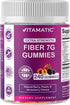 Vitamatic Prebiotic Fiber Gummies for Adults, 7G Extra Strength, Zero Sugar Added,