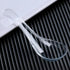 50 PCS Clear Plastic Disposable Spoons, Asian Soup Spoons, Chinese Tasting Spoons, Plastic Cutlery with Round Bottom