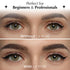 Waterproof Liquid Eyeliner Stamp - Winged Eyeliner Tool, 2x Cat Eye, Smudge Proof Black