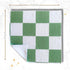 Cloak & SAGE 13" x 13" Luxury Microfiber Cleaning Cloths | Sage – 4 Pack | Premium Checkered Towels for Glass,