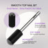 PANA 3/32" Small Smooth Round Top Safety Carbide Nail Drill Bit - Gel Polish & Acrylic Removal Tools, DLC Black