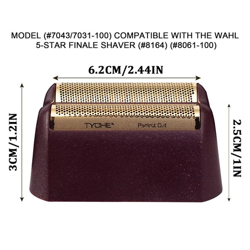 Professional 5 Star Series Finale Shaver Replacement Foil and Cutter Bar Assembly for Wahl Shaver Foil