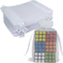 100 Count Organza Drawstring Gift Bags for Jewelry, Sheer Fabric 4x6 Inch Medium Size Treat Pouch for Parties