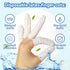 280PCS Small Finger Cots - Disposable Finger Gloves Rubber Protectors for Beauty Nail Art Tattoo Industrial (White)