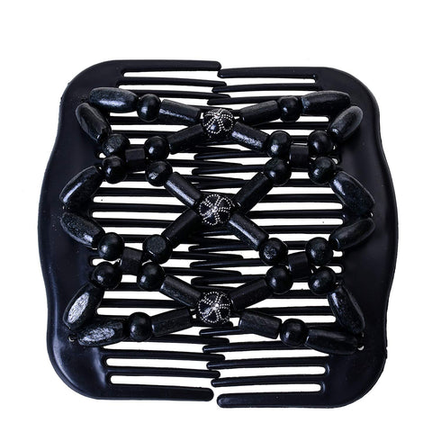 LOVEF Thick Hair Clip Combs - 5 Pcs Hair Accessories for Girls Bun Maker, Waterproof, Easy Updo