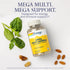 Solaray Mega Multi Mineral, Daily Mineral Complex, 50 Servings, 200 Capsules for Overall Health