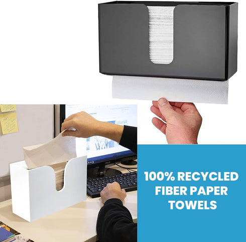 Prefect Stix White MultiFold Paper Towels, Pack of 2, 250ct Total, 500 Towels