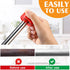 6 Pieces Copper Pipe Cleaners | Handy Sized Plumber Tube Cleaning Brush for Copper, 3 Sizes