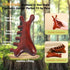 OYHMC 4-in-1 Tool,2Pcs Wooden Gua Sha Massage Natural Brown Sandalwood, Face & Body Lymphatic Drainage, Jaw Lifting