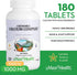 Maxi Health Chewable Calcium Complex - 1000 mg Calcium with Vitamin D3 (1000 IU) & Magnesium (400 mg) - 180 Count Chews