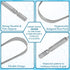Pack 1 YASHIKA ENTERPRISES Tongue Scraper with Case Easy to Use Tongue Scraper for Adults Tongue Cleaner for Oral Care