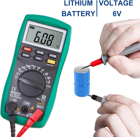 Lfeeuiaty 2CR1/3N 6V 170mAh Perimeter(10 Pack) Battery for Dog Collars, Pet Stop, Dog Guard