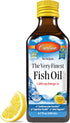 Carlson The Very Finest Fish Oil, 1600 mg Omega-3s, 200ml Liquid Supplement, Norwegian Wild-Caught Fish Oil,