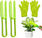 Wzttdm Leaf Cleaning Tongs, Microfiber Gloves for Plant Dusting, Plants Cleaning Set, Include